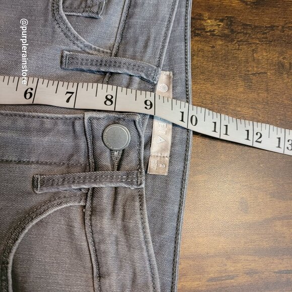 Althleta Jeans 2 Skinny Mid Rise Sculptex Slimming Tummy Control Grey Wash - Picture 9 of 13